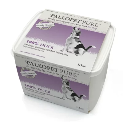 Paleopet Pure Complete Raw Beef Meal for Dogs 1 5 Kg