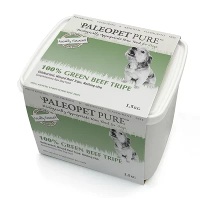 PaleoPet Pure 100% Green Beef Tripe 1,5 Kg