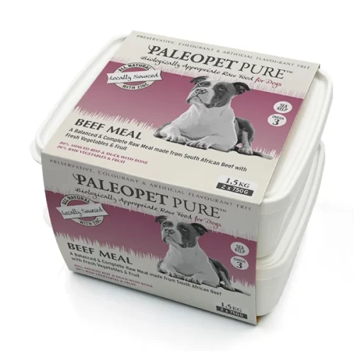 PaleoPet Pure Beef Meal 2 x 750g