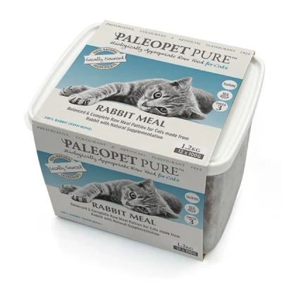 PaleoPet Pure Cat Rabbit Meal Patties
