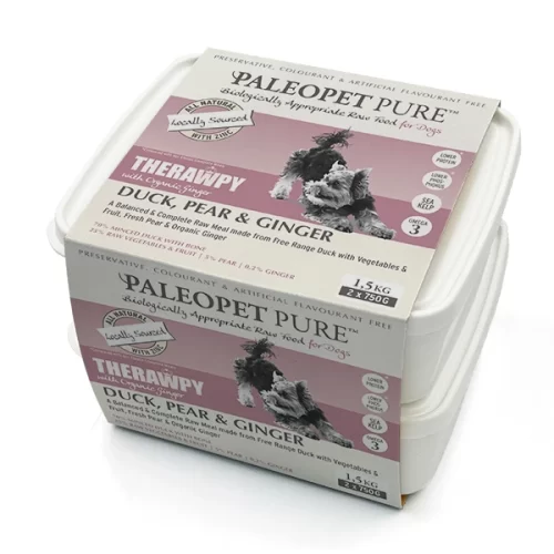 PaleoPet Pure Duck, Pear & Ginger Meal 2 x 750g